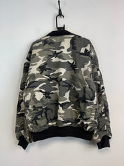 Camo Bomber Jacket Men's XL