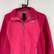 Pink North Face Fleece Jacket Women's Medium