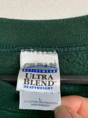 Green Gildan Sweatshirt Men's Large