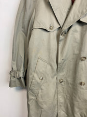 Khaki London Fog Trench Coat Men's L/XL