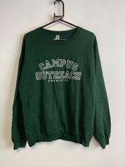 Green Gildan Sweatshirt Men's Large