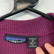 Black and Purple Patagonia Fleece Women's Medium