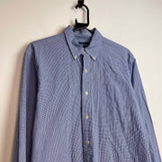 Vintage Blue Ralph Lauren Button up Shirt Men's Large