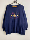 Navy Embroidery Sweatshirt Women's XXL