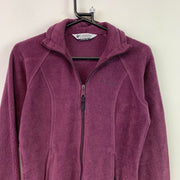 Purple Columbia Fleece Jacket Women's Medium