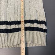 Beige Izod Cable Knit Sweater Men's XL