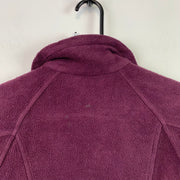 Purple Columbia Fleece Jacket Women's Medium