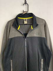 Black and Grey North Face Track Jacket Men's Large