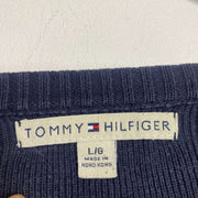 Navy Tommy Hilfiger Knit Jumper Sweater Womens Large