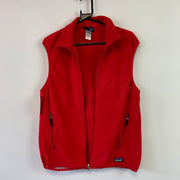 Red Patagonia Fleece Vest Men's Medium