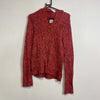 Red Columbia Hoodie Knit Jumper Sweater Womens XS