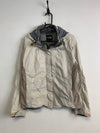 White North Face Raincoat Women's Large