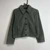 Patagonia Khaki Fleece Jacket Button Down Womens Small