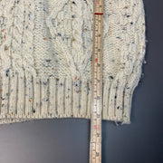 Beige Chunky Knit Sweater Women's Large