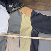 Multicolour Carhartt Reworked Workwear Jacket Men's Medium