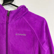 Purple Columbia Fleece Womens Large