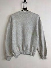 Grey Embroidery Sweatshirt Men's Medium