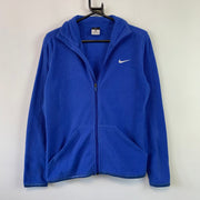 Blue Nike Fleece Jacket Women's Large