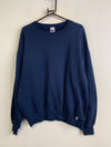 Vintage 90s Navy Russell Athletic Blank Sweatshirt Men's XL