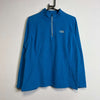 Blue North Face Quarter Zip Fleece Womens XL