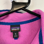 Pink and Grey Patagonia Fleece Girl's Medium