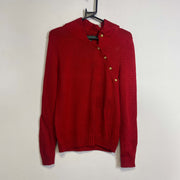 Lauren Ralph Lauren Red Knit Jumper Sweater Womens Small