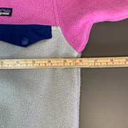 Pink and Grey Patagonia Fleece Girl's Medium