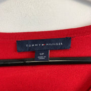 Red Tommy Hilfiger Jumper Women's Small