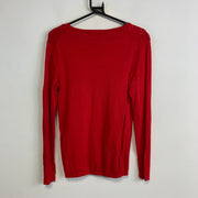 Red Tommy Hilfiger Jumper Women's Small