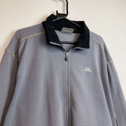 Grey Kappa Track Jacket Women's XL