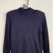 Purple Knitwear Sweater Women's Medium