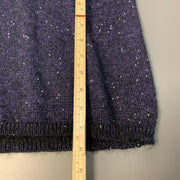 Purple Knitwear Sweater Women's Medium