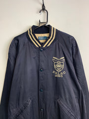 Vintage Navy Polo Ralph Lauren Varsity Jacket Men's XXL