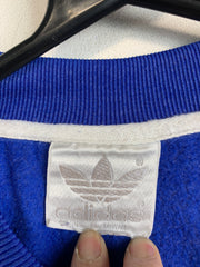 Vintage 90s Blue Adidas Sweatshirt Women's Large