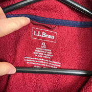 Red L.L Bean Fleece XL