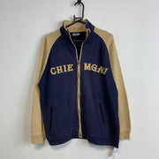 Navy and Beige Cheimgau Track Jacket Men's Medium