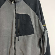 Grey Black Columbia Titanium Fleece Jacket 2XL