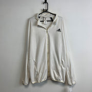 White Adidas Track Jacket Men's XL