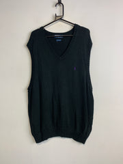 Black Polo Ralph Lauren Knitwear Vest Men's XXXL