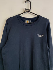 Navy Carhartt Sweatshirt Men's Large