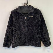 Black North Face Reversible Sherpa Fleece Jacket Girl's Large