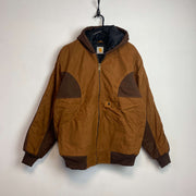 Brown Carhartt Reworked Workwear Jacket Men's Medium