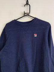 Navy Fila Sweatshirt Men's Small