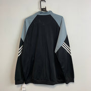 Black and Grey Adidas Track Jacket Men's XL