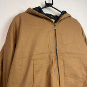 Brown Carhartt Reworked Workwear Jacket Men's Large
