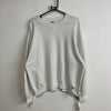 Vintage 90s White Russell Athletic Blank Sweatshirt Men's Large