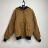 Brown Carhartt Reworked Workwear Jacket Men's XL