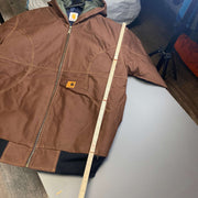 Brown Carhartt Reworked Workwear Jacket Men's Large