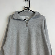 Grey Russell Athletic Quarter zip Men's Large