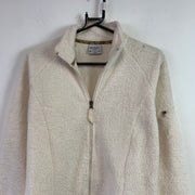 Cream White Columbia Sherpa Fleece Jacket Women's Small